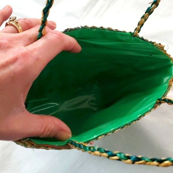 Vintage 2 Easter Baskets OOAK Wicker - Picture 11 of 16